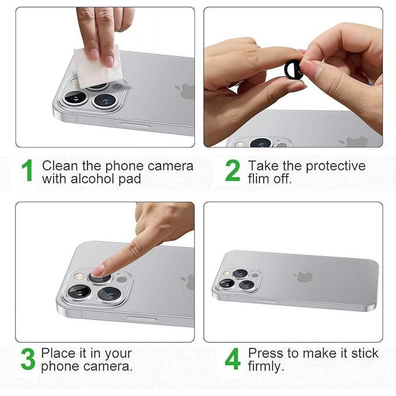 SCP25B-IPH15-15PLUSBK Camera Protector for iPhone 15/15 PLUS in Black - Image 3