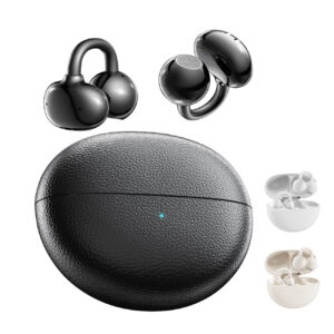 300mAh BT 6.0 Type-C Clear sound long battery life wireless earbuds True Wireless Stereo in black SKU:BT-VD055BK