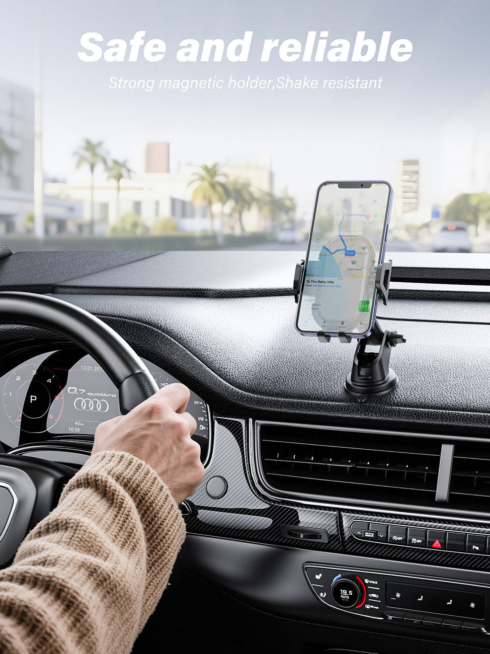 Universal Phone Holder for Dashboard or Windshield Clip Type Strong Anti-Shake Foldable for Phones - Image 8