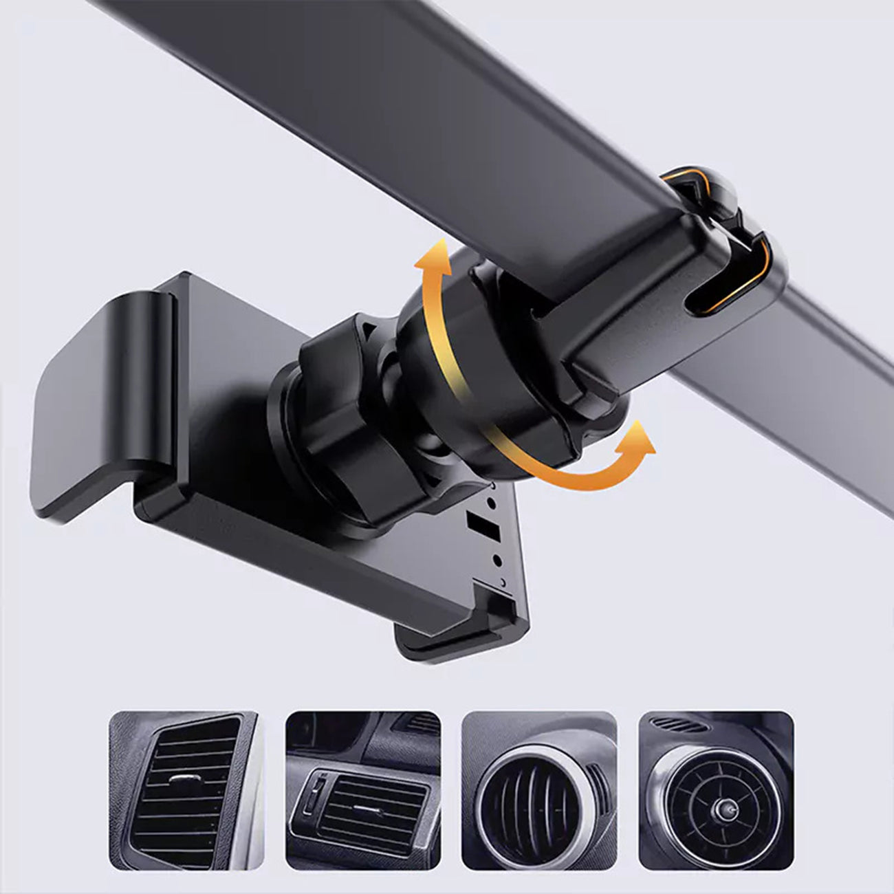Strong suction cup 360¡ã Rotatable Phone Stand, Universal Smartphone Holder for Car/desk SKU:HLD-VDHD045BK - Image 3