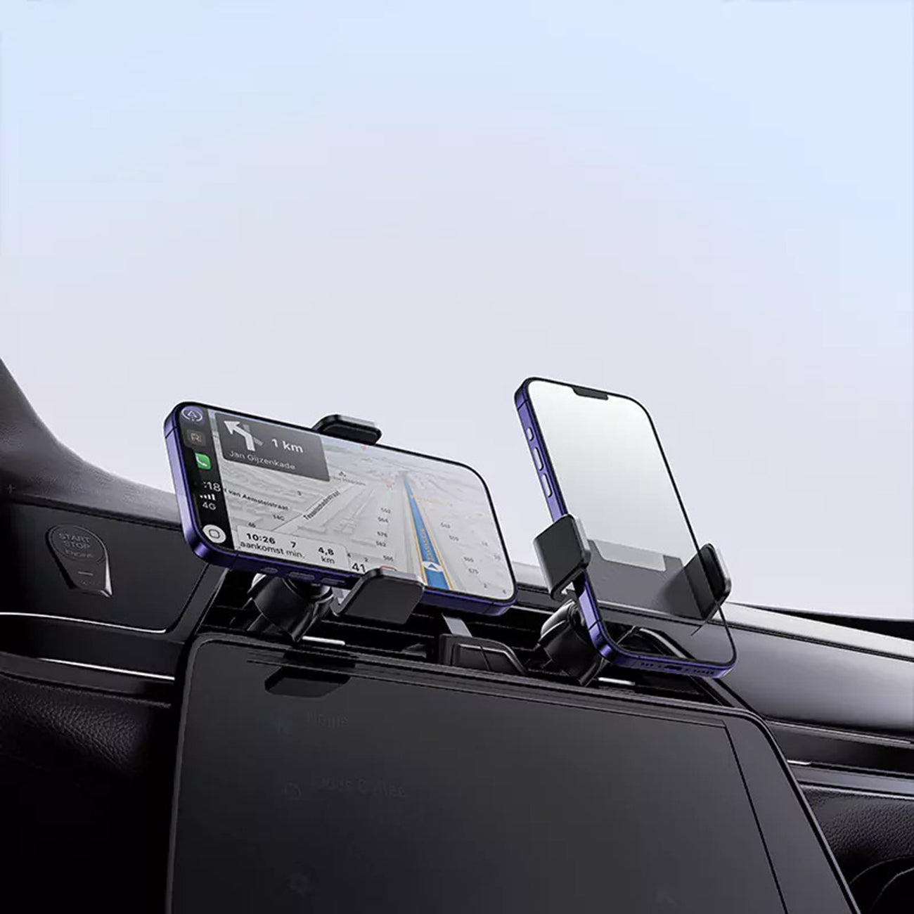 Strong suction cup 360¡ã Rotatable Phone Stand, Universal Smartphone Holder for Car/desk SKU:HLD-VDHD045BK - Image 4