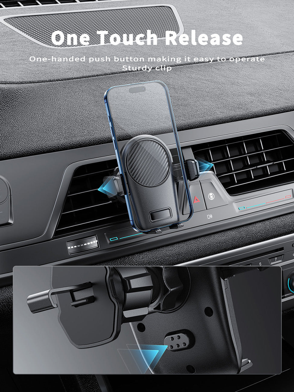 Strong suction cup foldable Phone holder car holder Universal Smartphone Holder for Car/desk SKU:HLD-VD047BK - Image 4