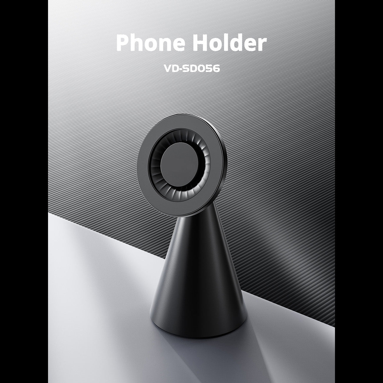 Universal high quality premium Strong magnetic holder 360 degree rotation stable anti-shake drop resistant holder SKU:HLD-VD056BK - Image 2