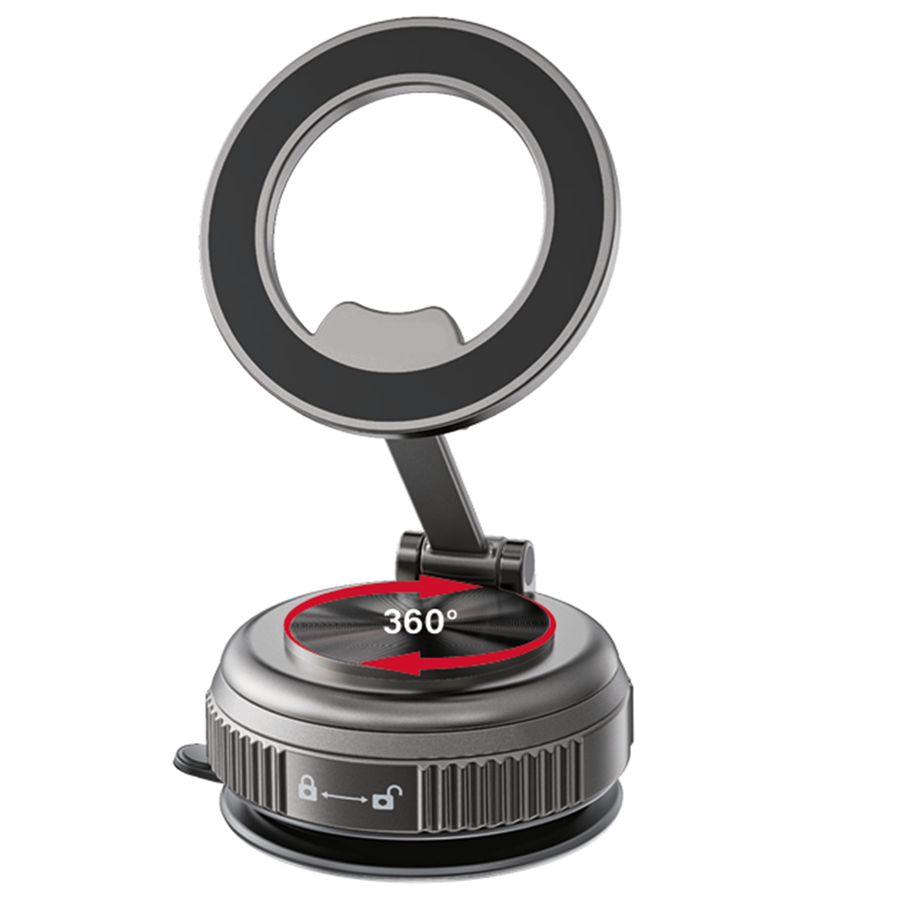 Universal High Quality Magnetic Phone holder, Strong Magnetic, Stable Anti-shake holder for Smartphones SKU:HLD-VD068BK