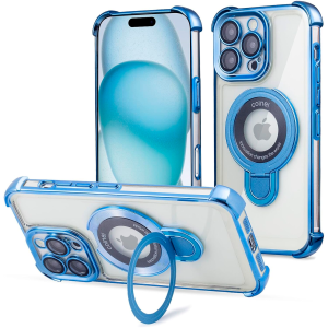 iPhone 16 Pro Magnetic Shiny Ring Case