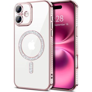 iPhone 16 Plus Magnetic Crystal Case