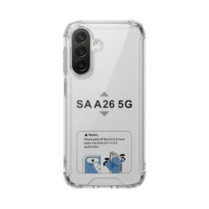 Reiko High Quality 2X Clean PC and TPU Bumper Case In Clear For Samsung Galaxy A26 £¬ PC09-SAMSA26-5GCL