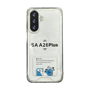 Reiko High Quality 2X Clean PC and TPU Bumper Case In Clear