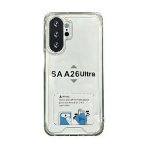 Reiko High Quality 2X Clean PC and TPU Bumper Case In Clear