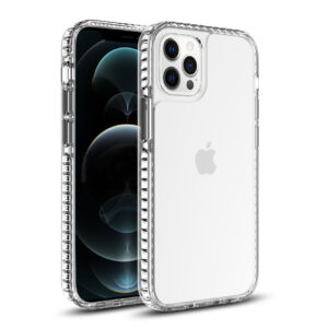 TPU Bumper Shockproof Case With Embedded Coil In BlackAPPLE IPHONE 12 PRO MAX In Clear Black
