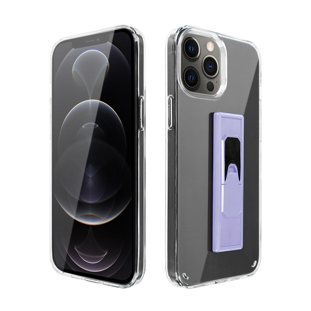 TPU Bumper Shockproof Case With Embedded Coil APPLE IPHONE 12/IPHONE 12 PRO In Purple