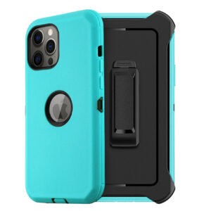 Multilayer Full Protection with Built-In Screen Protector CaseAPPLE IPHONE 12 PRO MAX In Blue