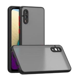 Camera Protection Translucent Case For Samsung Galaxy A20 /M02  In Black