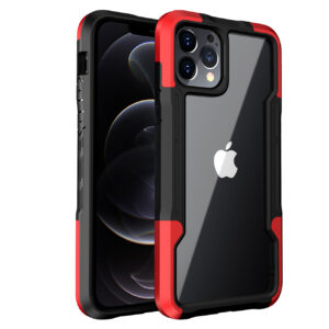 Shockproof Excellent Grip with Silky Feeling for Apple iPhone 12/Iphone 12 Pro In Red