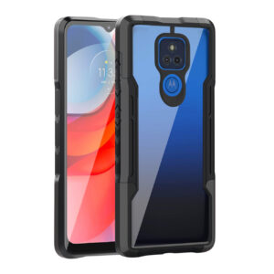 Shockproof Excellent Grip with Silky Feeling for Moto G Play 2021 In Black