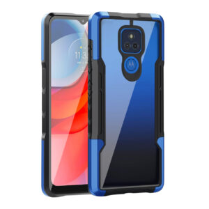 Shockproof Excellent Grip with Silky Feeling for Moto G Play 2021 In Blue