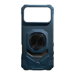 Kickstand Ring Holder TPU Shockproof Case for IPHONE 17 MAX in Blue , SKU: PC65-IPH17MAXBL