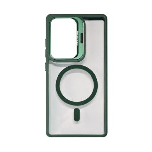 Magnetic Phone Case with Built-in Invisible Kickstand Compatible with Samsung Galaxy S25 (PC70-SAMS25GR)