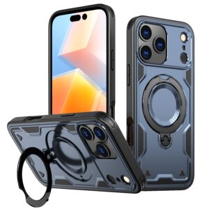 Reiko 360-degree Rotating Magnetic Versatile Stand Navy Blue Compatible with iPhone 17 PRO, SKU: PC73-IPH17PRONV