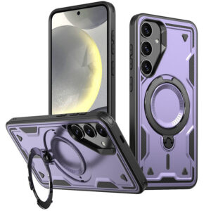 Reiko 360¡ã Rotating Magnetic Versatile Stand Purple Compatible with SAMSUNG A36 , PC73-SAMA36PP