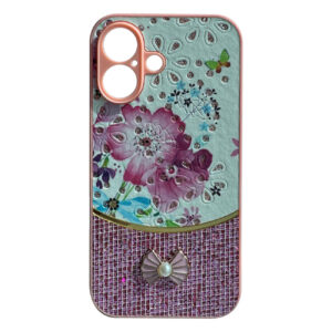 Sparkle Glitter Bling Phone Case in Pink With Colorful Cover For iPhone 16