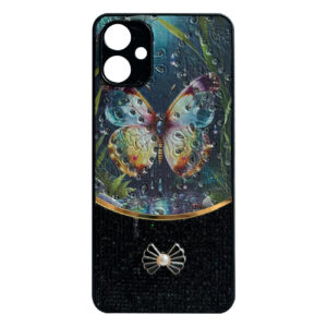Sparkle Glitter Bling Phone Case in Black With Colorful Cover For Galaxy A06