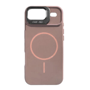 Reiko Built-in Stash Stand, Shockproof, Sturdy, Compatible with MagSafe Protection Stylish Cover, Compatible with IPHONE 17 AIR ,PC76-IPH17AIRPK