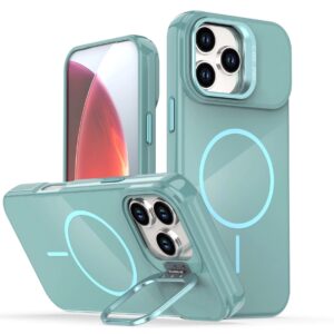 Reiko Built-in Stash Stand, Shockproof, Sturdy, Compatible with MagSafe Protection Stylish Cover, Compatible with IPHONE 17 , PC76-IPH17NV