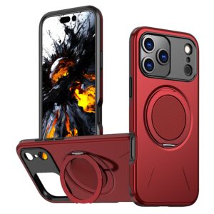 Reiko 360¡ã Rotating Magnetic Versatile Stand Compatible with IPHONE 17 PRO , SKU:PC80-IPH17PRORD