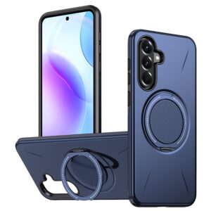 Reiko 360 Degree Rotating Magnetic Versatile Stand in navy, compatible with Samsung A27 | SKU: PC80-SAMA27NV