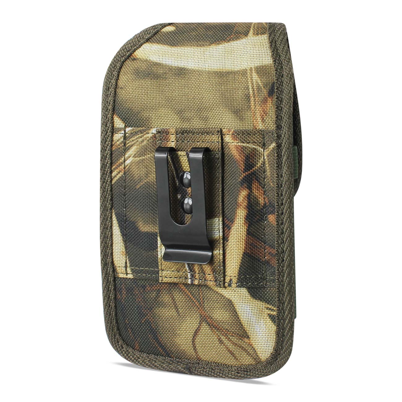 Reiko Vertical Rugged Pouch With Metal Belt Clip In Camouflage (5.8X3.2X0.7 Inches) | SKU: PH02B-583207AM32 - Image 2