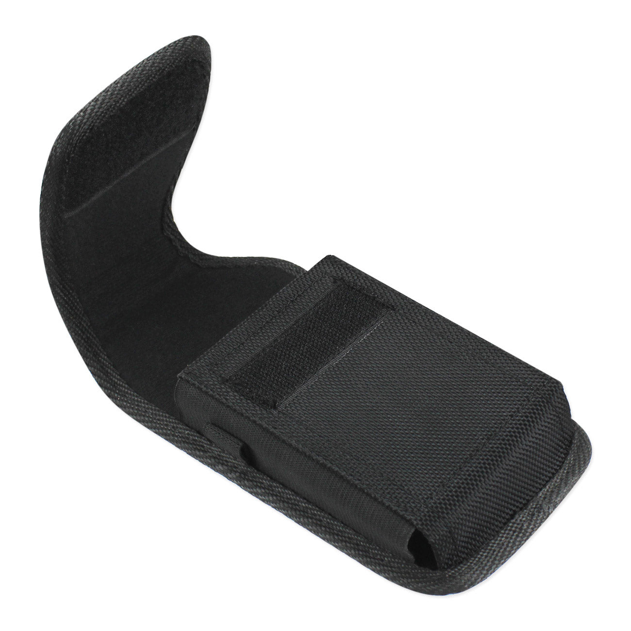 Reiko Vertical Rugged Pouch With Metal Belt Clip In Black (6.1X3.2X0.7 Inches) | SKU: PH02B-613207BK - Image 3