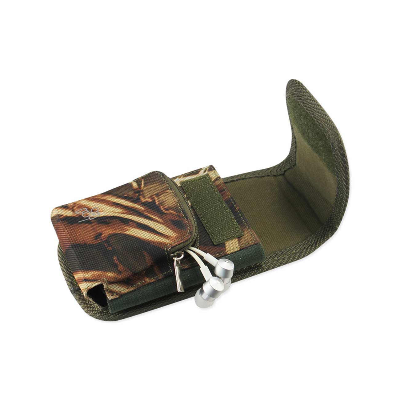 Reiko Vertical Rugged Pouch With Velcro And Belt Clip In Camouflage (6.4X3.5X0.7 Inches) | SKU: PH15B-643507AM32 - Image 4