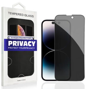 Reiko Apple iPhone 15 Plus and iPhone 15 Pro max Privacy Screen Protector In Black