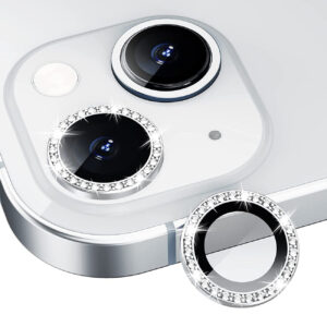Diamond Camera Lens Protector, Diamond Tempered Glass Camera Cover Screen Protector for iPhone 17 PRO / 17 MAX & IPHONE 18 PRO MAX in Silver | SKU: SCP23B-IPH17PRO/17MAXSL