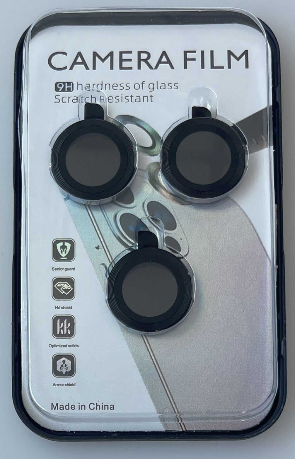SCP25B-IPH15PRO-15PROMAXBK Camera Protector for iPhone 15 Pro/15 Pro Max in Black - Image 2