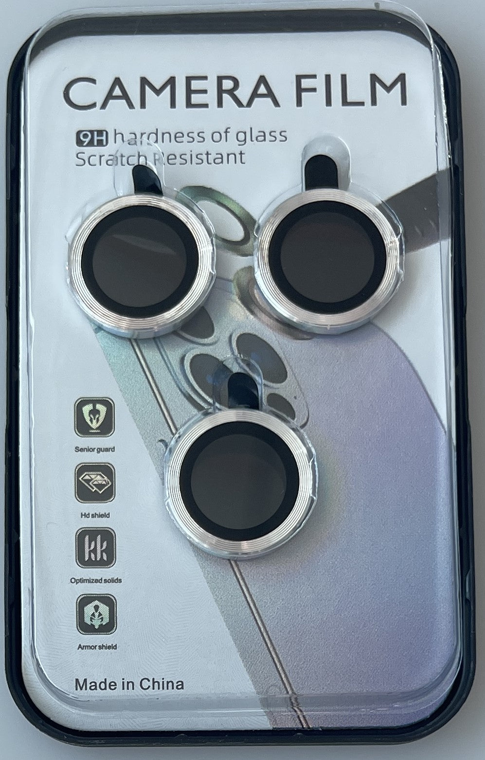 SCP25B-IPH16PRO-16PROMAXSL Camera Protector for iPhone 16 Pro/16 Pro Max in Silver - Image 2