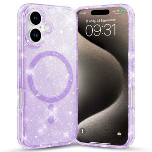 iPhone 17 Magnetic Glitter Case